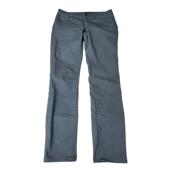 Prana Kara Jeans 27 Light Blue Gray Straight Leg Organic Cotton‎ Outdoor Hiking - Picture 1 of 13